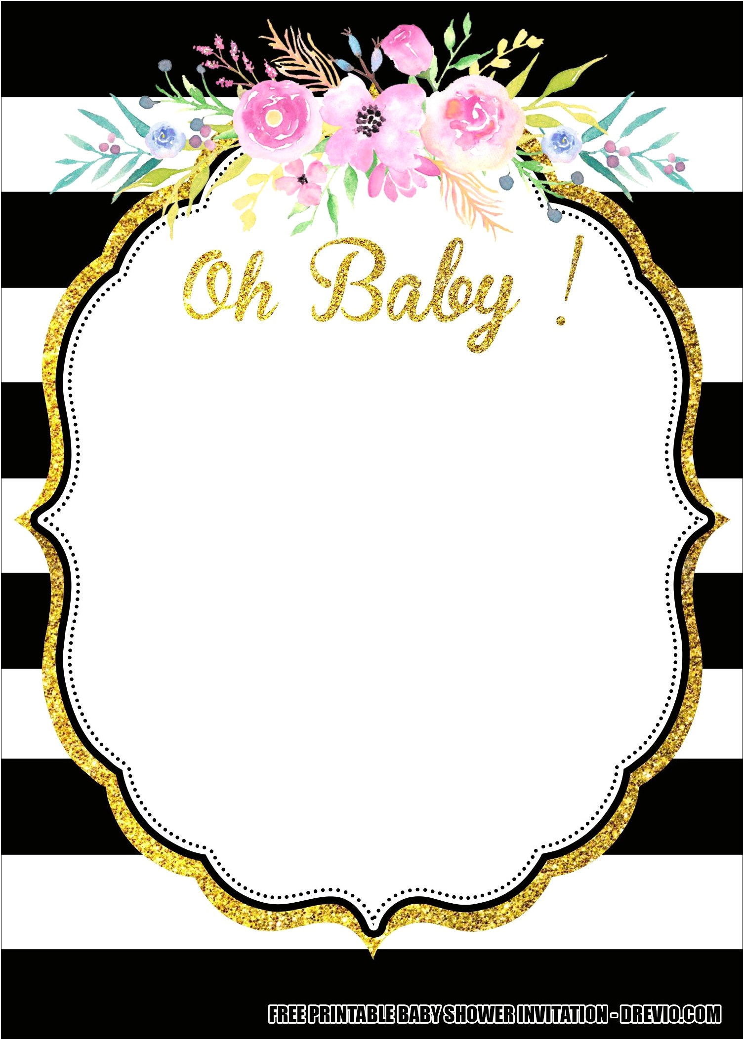 Free Download Baby Shower Invitation Templates Word