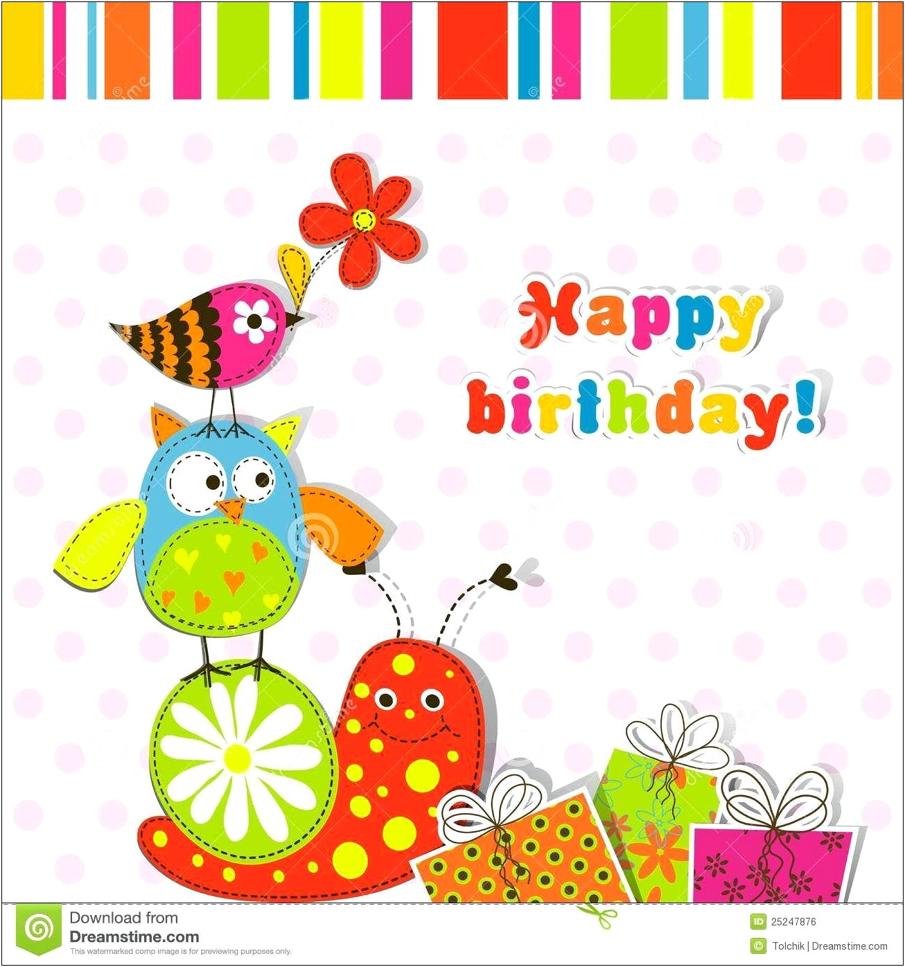 Free Download Blank Birthday Card Template
