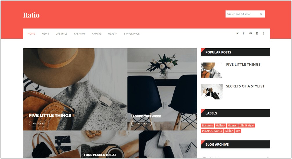 Free Download Blogger Templates With Slider
