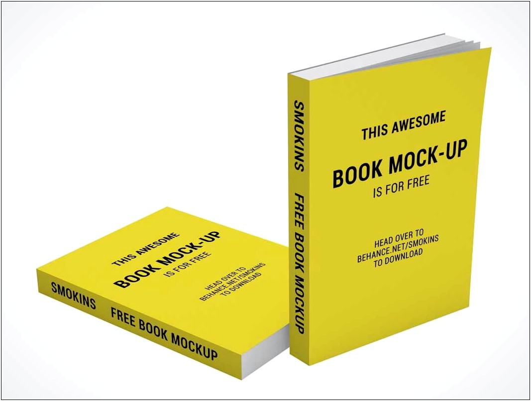 Free Download Book Cover Psd Template