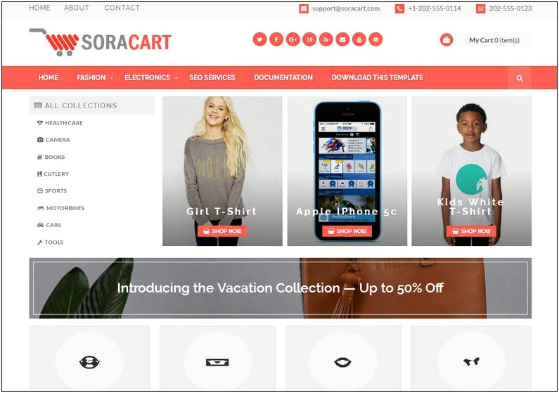 Free Download Bootstrap Templates For Online Shopping