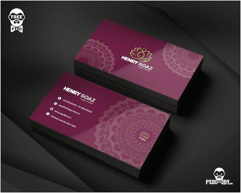 Free Download Business Card Templates For Artists
