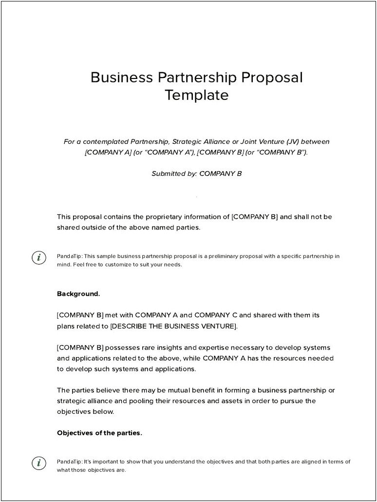 Free Download Business Proposal Template Pdf