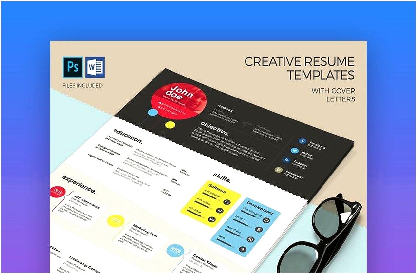 Free Download Creative Cv Template Word