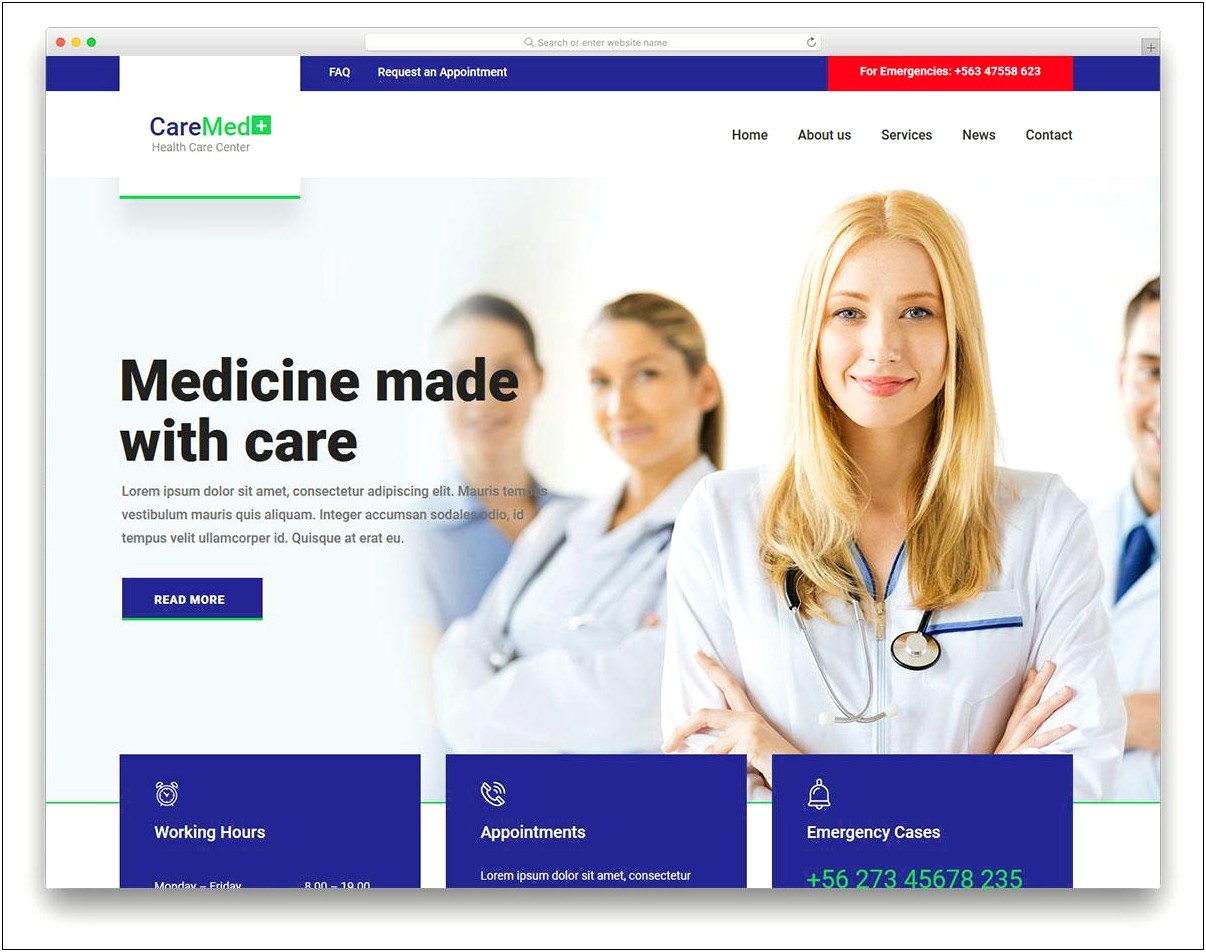 Free Download Css Templates For Hospital