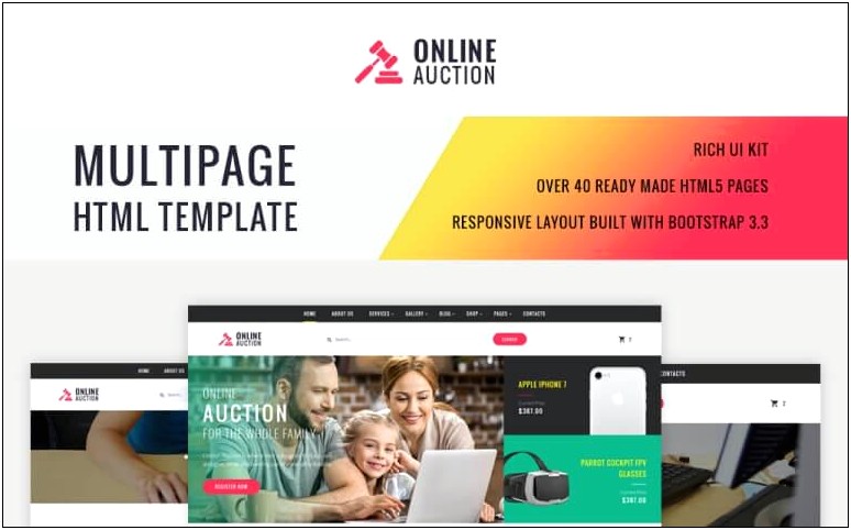 Free Download Css Templates For Online Auction