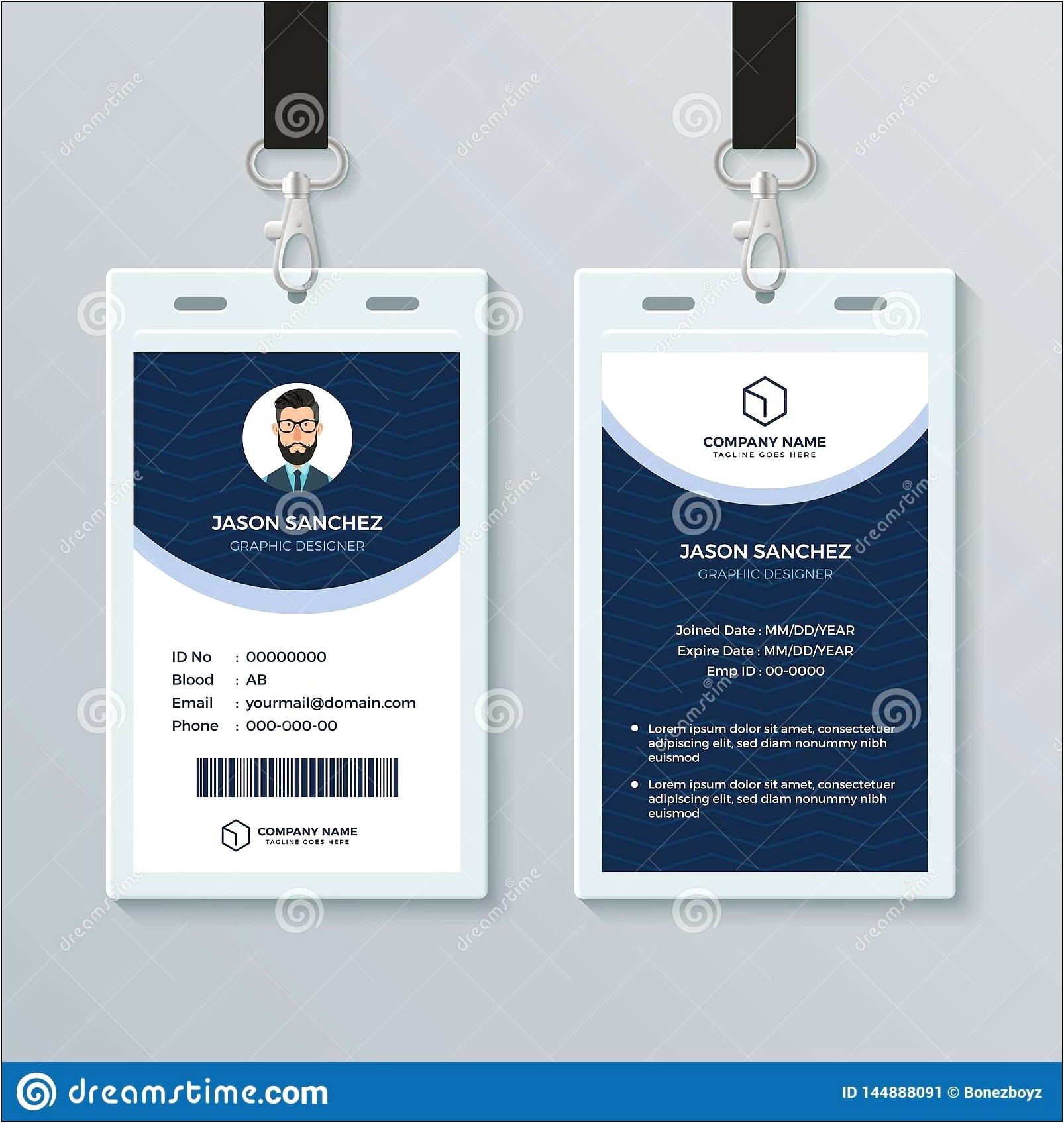Free Download Employee Id Card Template