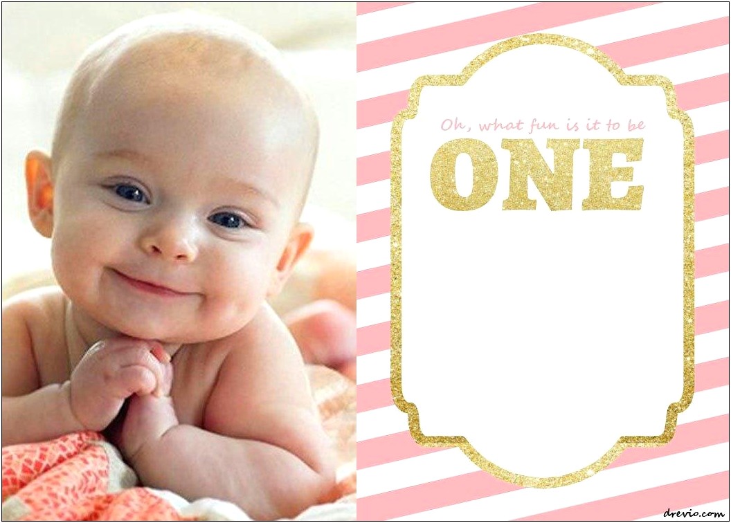 Free Download For 1st Birthday Invitation Templates