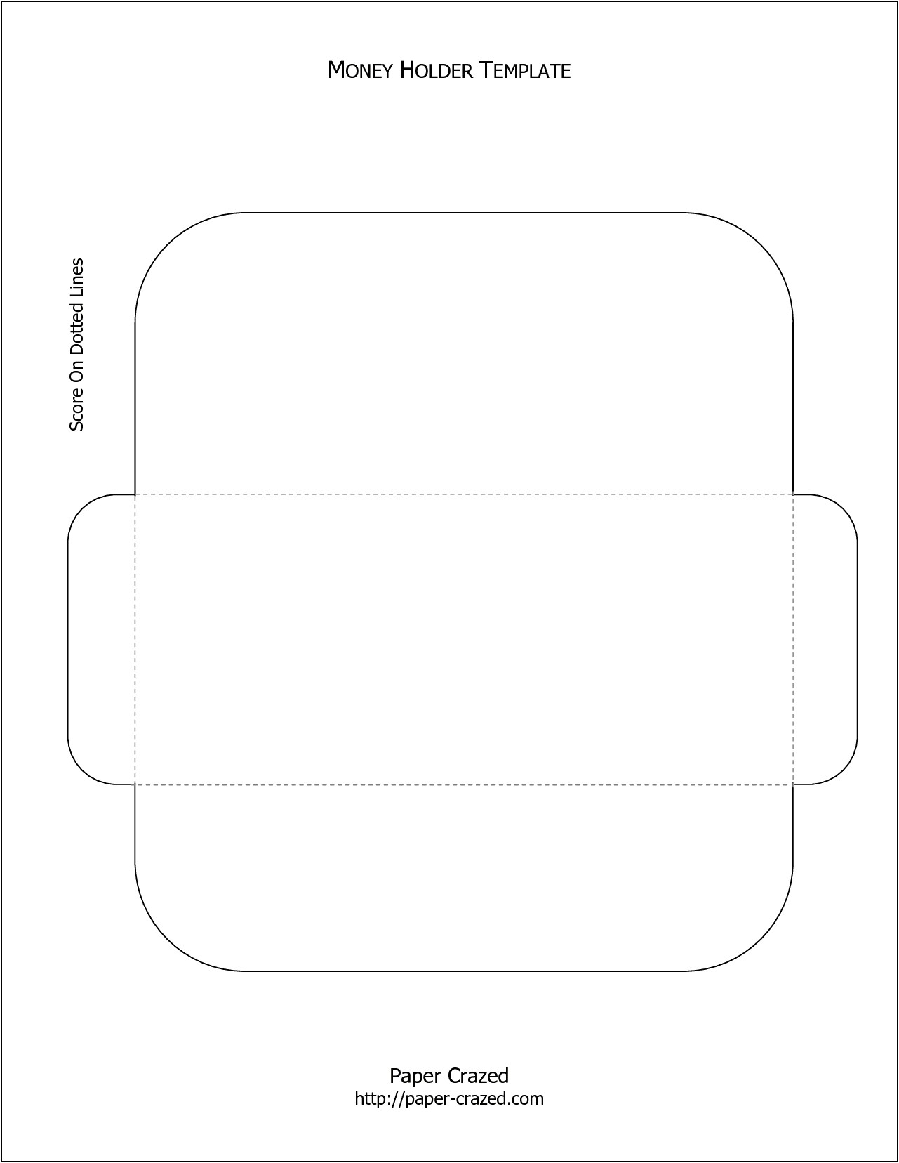 Free Download For Money Card Envelope Template