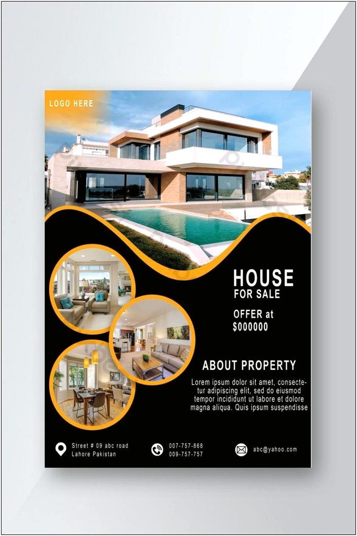 Free Download House For Sale Template