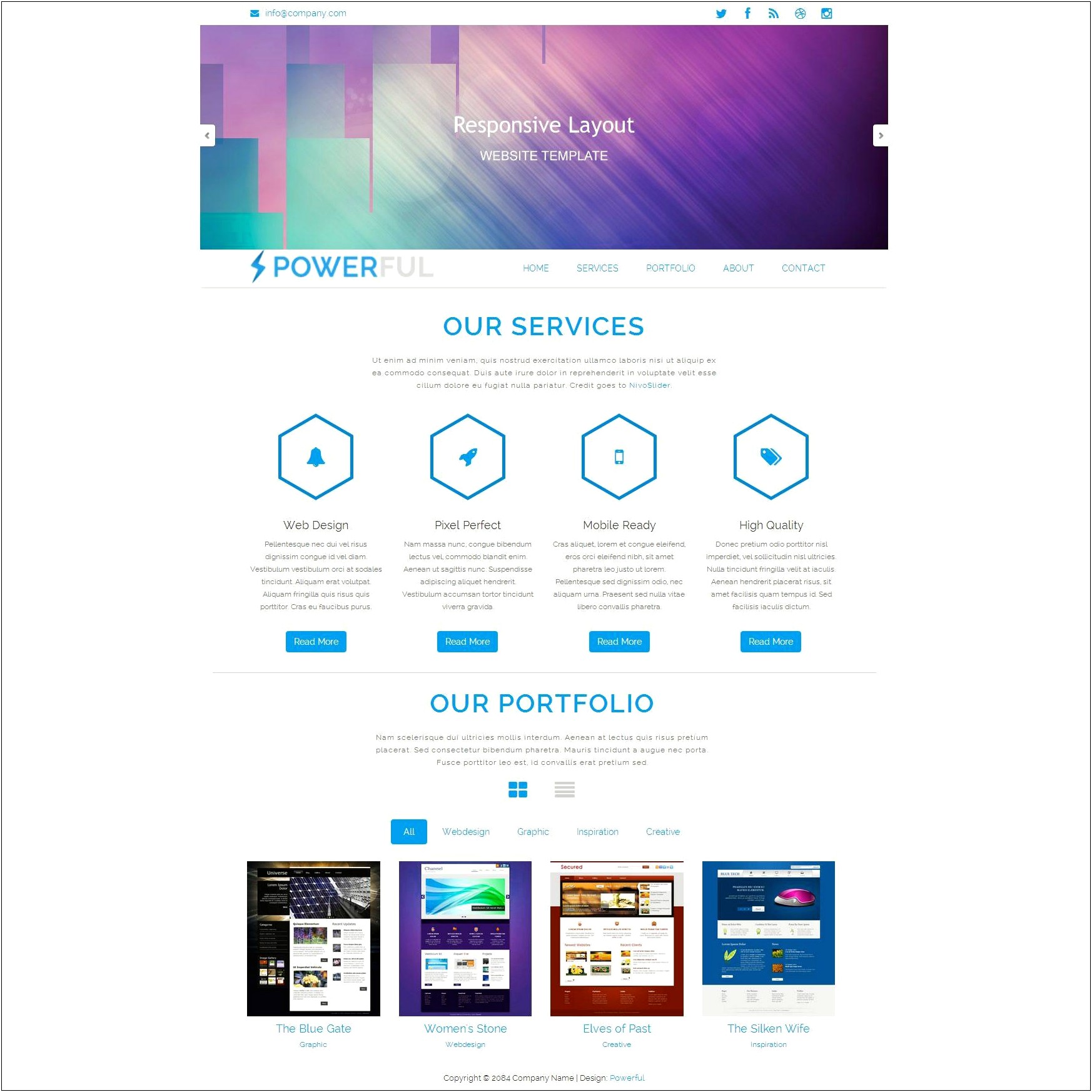 Free Download Html Css Responsive Templates