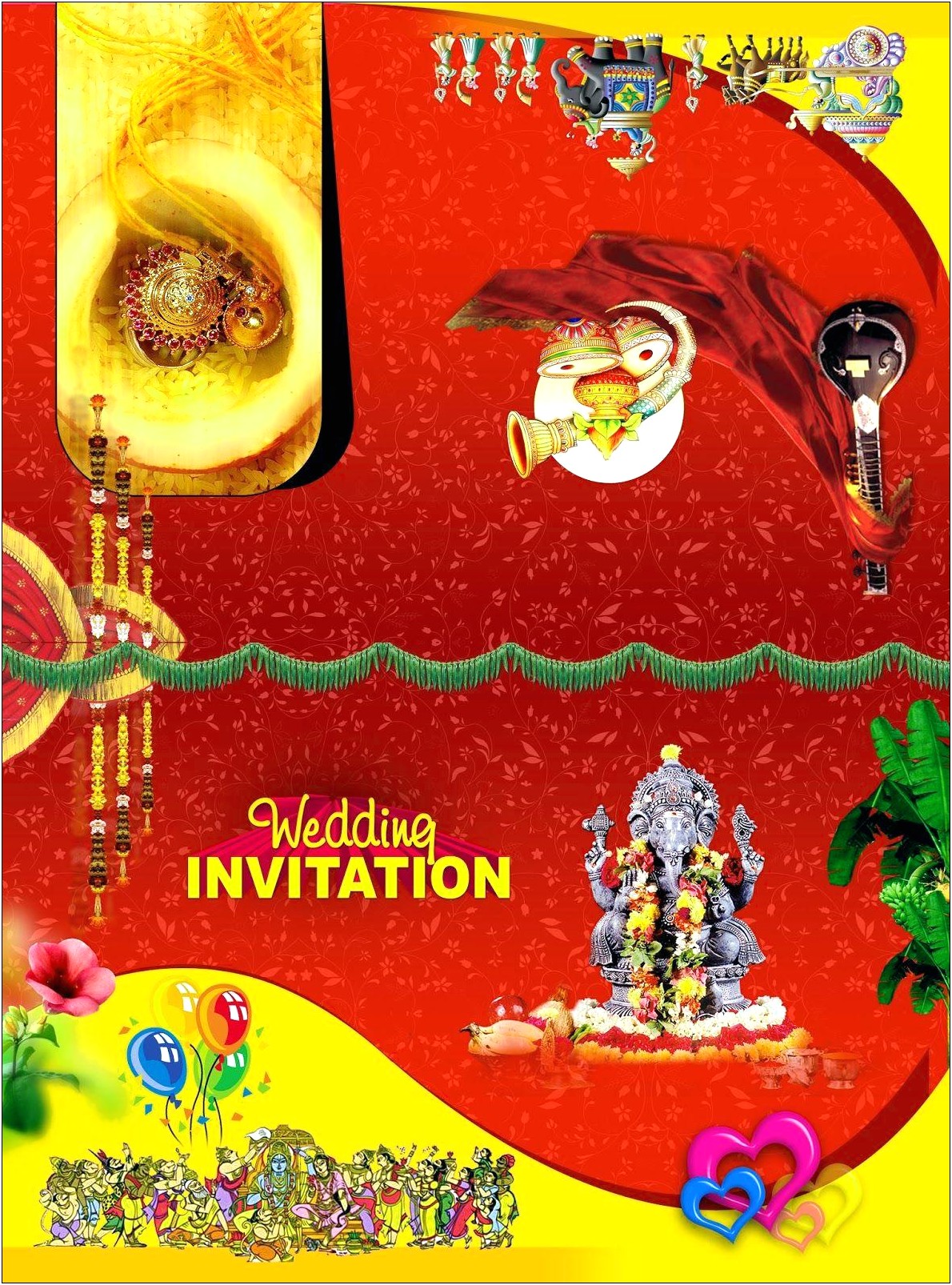 Free Download Indian Wedding Invitation Templates