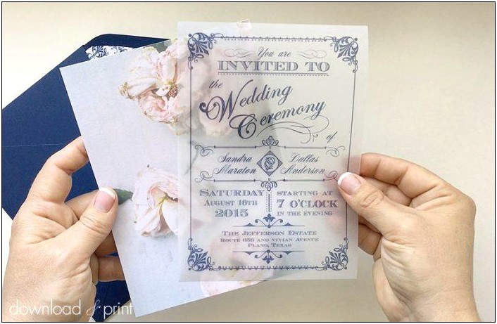 Free Download Malay Wedding Invitation Card Template
