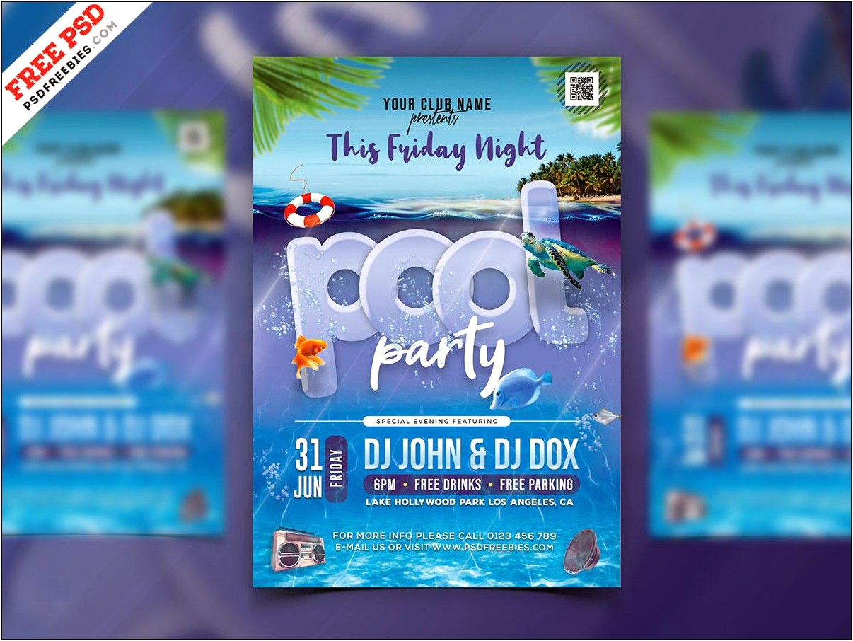 Free Download Party Flyer Templates For Photoshop