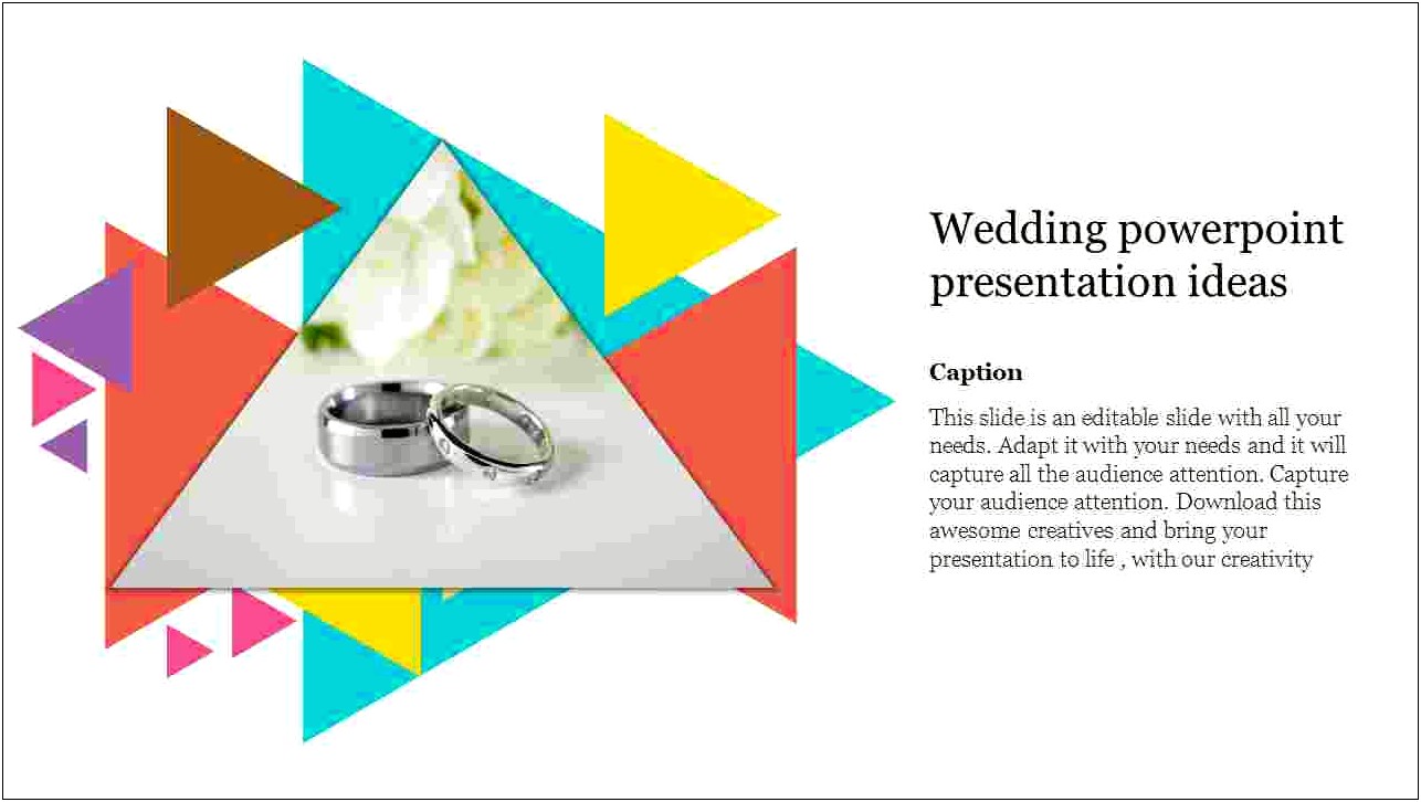 Free Download Powerpoint Template Wedding Rings
