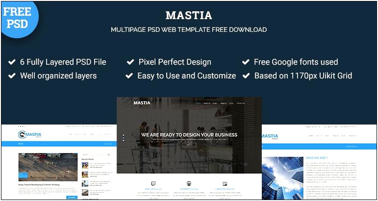 Free Download Psd Professional Web Templates