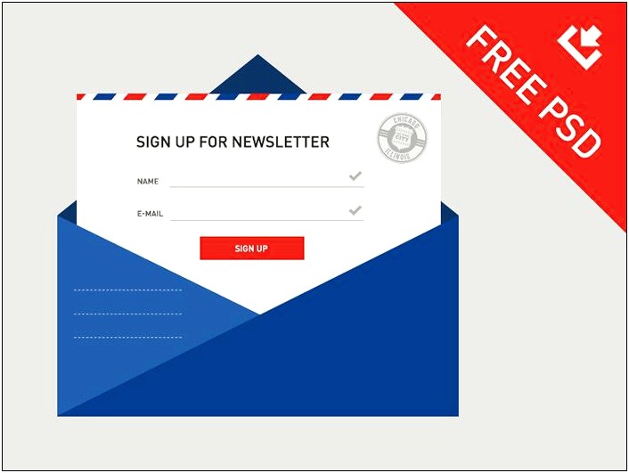 Free Download Sign Up Form Template