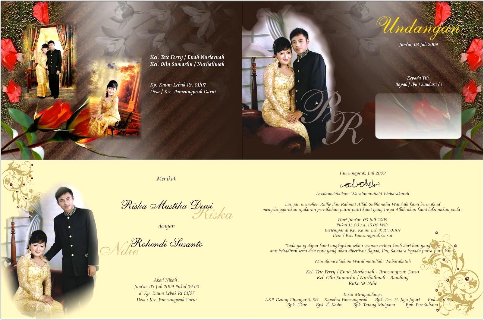 Free Download Template Undangan Pernikahan Cdr