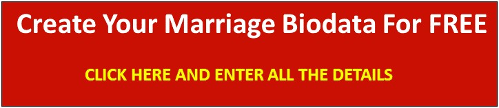Free Download Templates For Bio Data Marriage