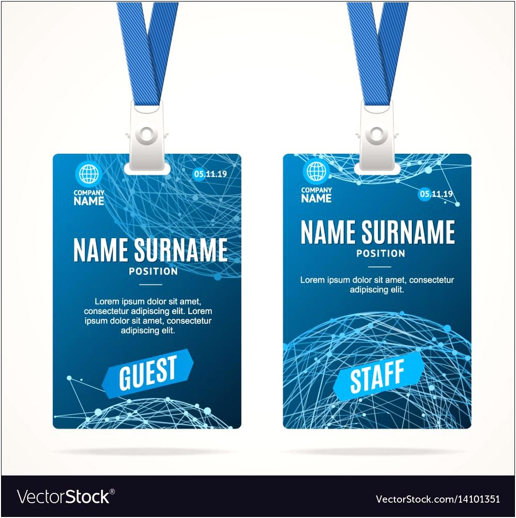 Free Download Templates Id Name Badge Cards