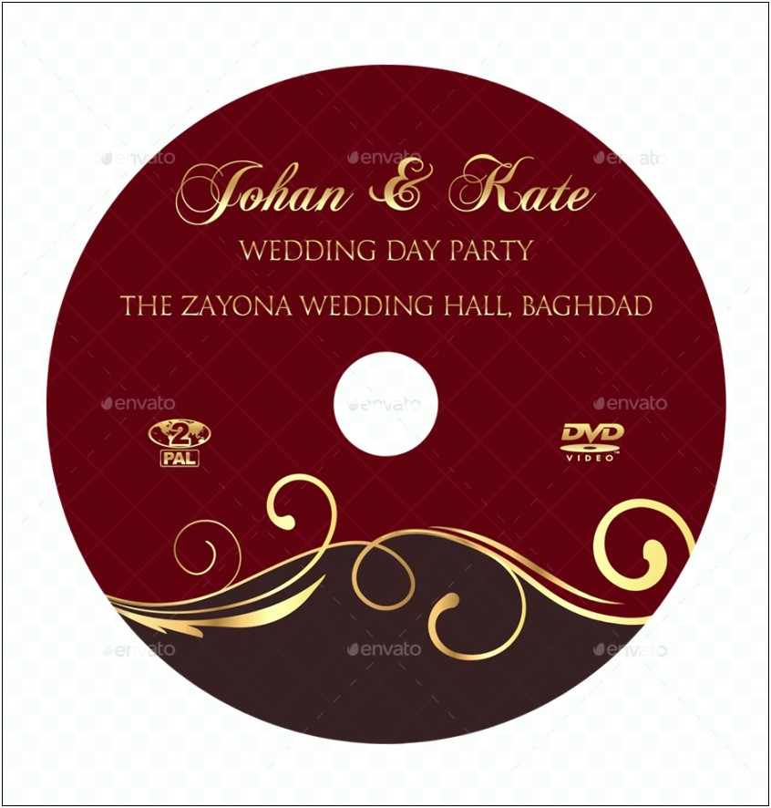 Free Download Wedding Dvd Cover Template Psd