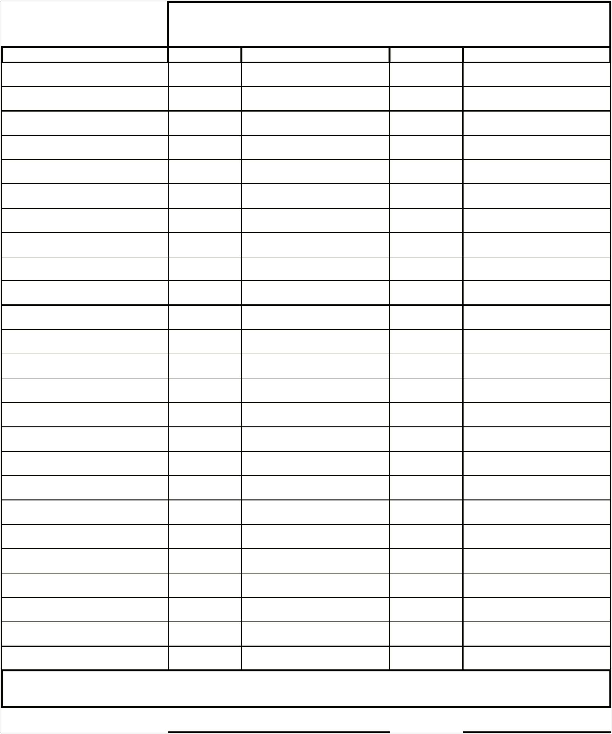 Free Download Weekly Template For Kids Attendance