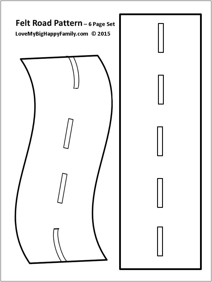 Free Downloadable And Printable Road Template