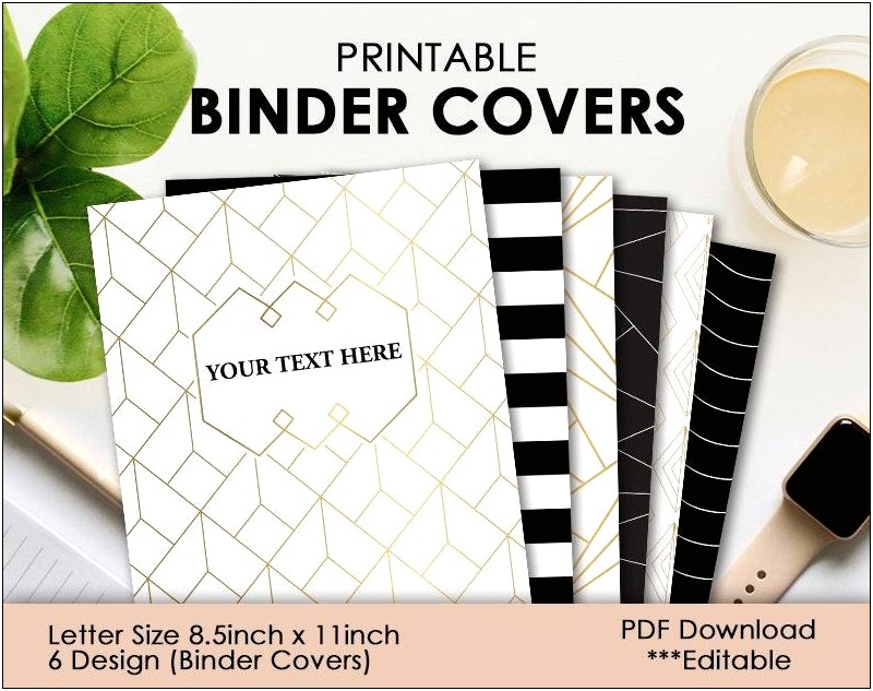 Free Downloadable Binder Spine Templates 1 2 Inch