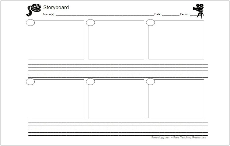 Free Downloadable Commercial Storyboard Templates Word