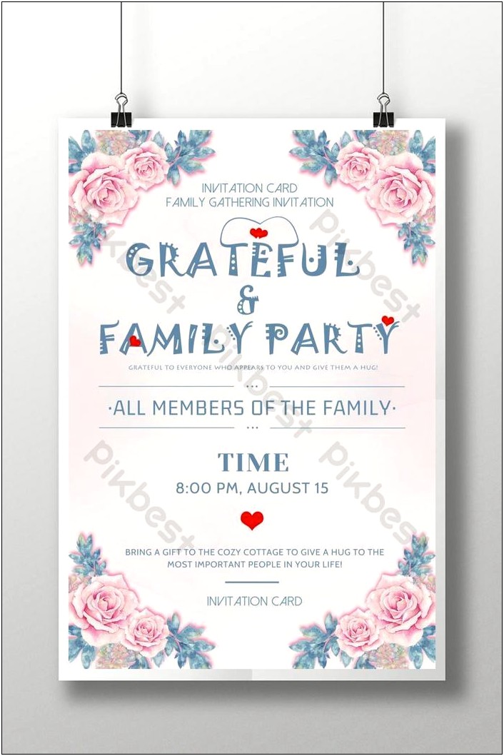 Free Downloadable Family Reunion Flyer Templates
