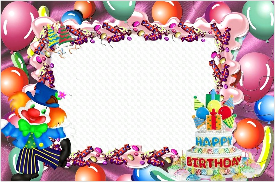 Free Downloadable Happy Birthday Border Templates