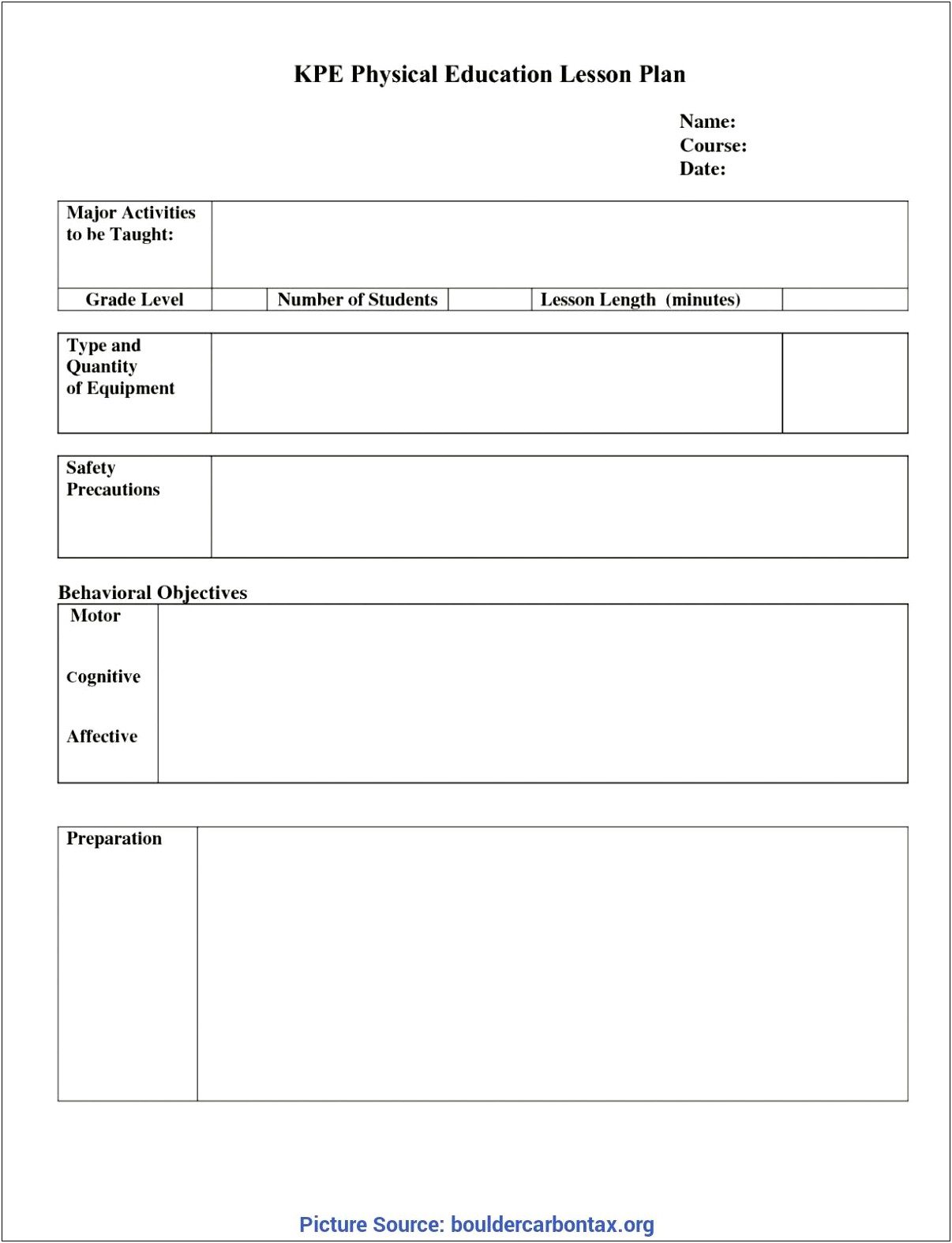 Free Downloadable Madeline Hunter Lesson Plan Template