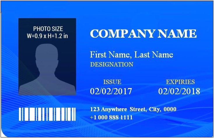 Free Downloadable Template For Employee Name Badges