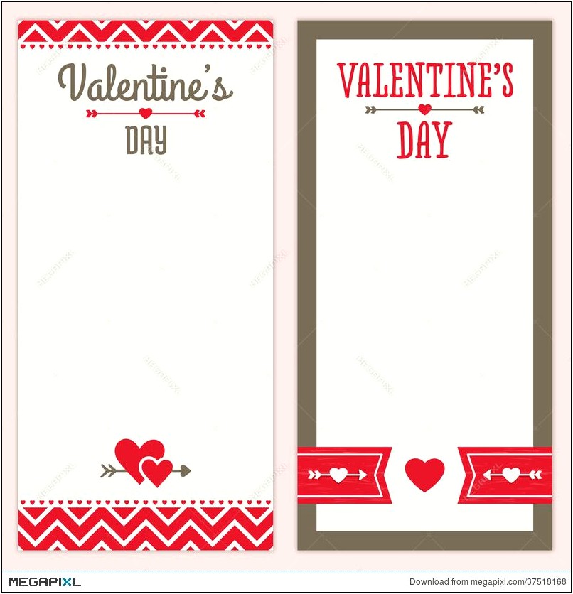 Free Downloadable Template For Valentine's Menu