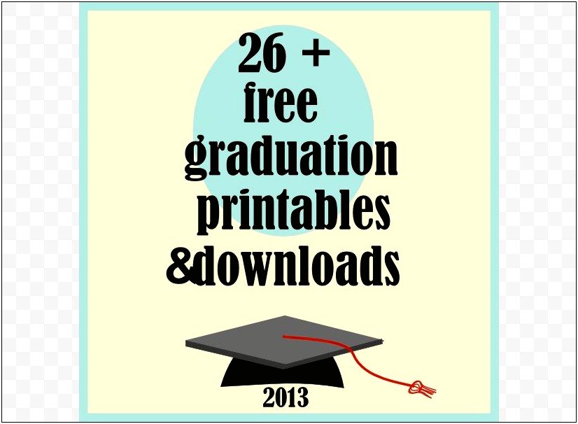 Free Downloadable Templates For Graduation Party Invitations