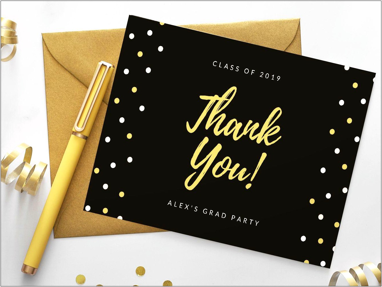 Free Downloadable Thank You Card Template
