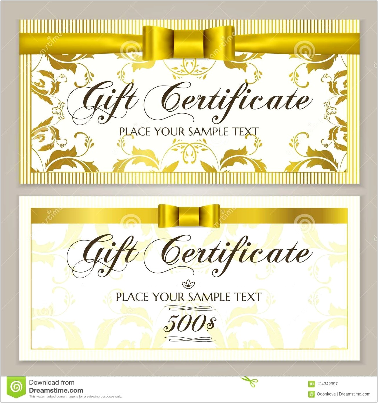 Free Downloads For Gift Certificate Templates