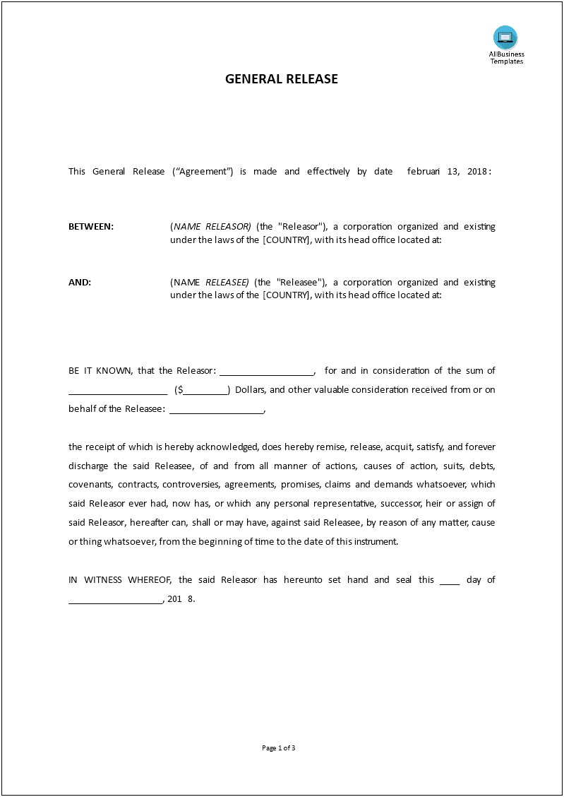 Free Durable General Power Of Attorney Templates