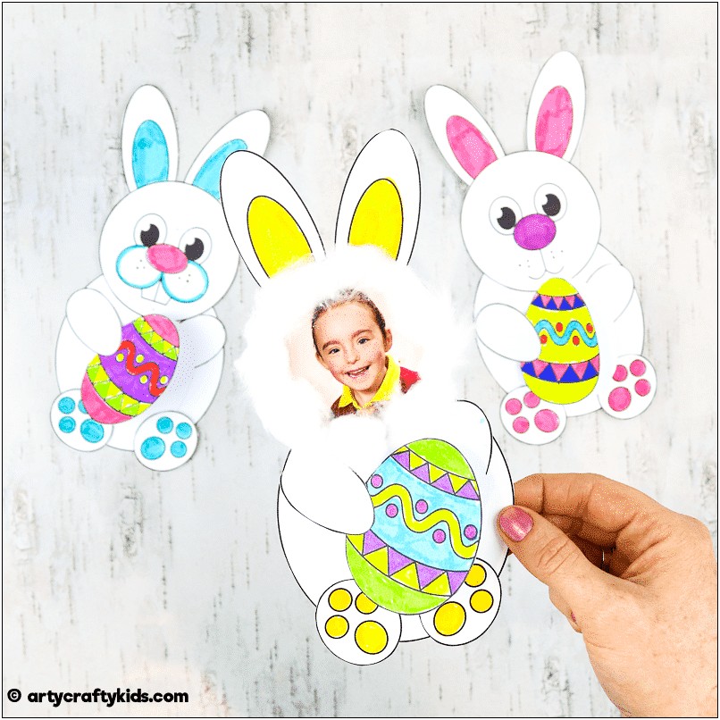 Free Easter Card Templates To Colour