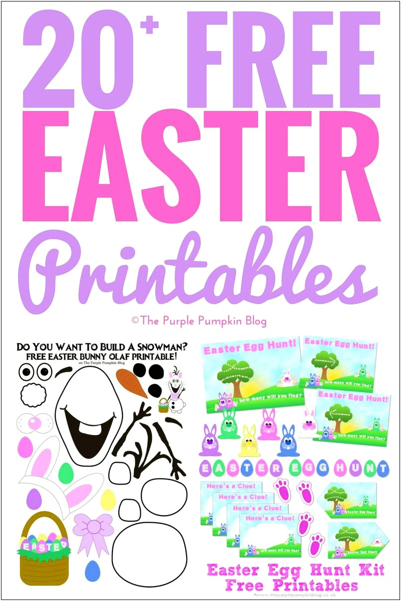 Free Easter Chick Face Templates Printables