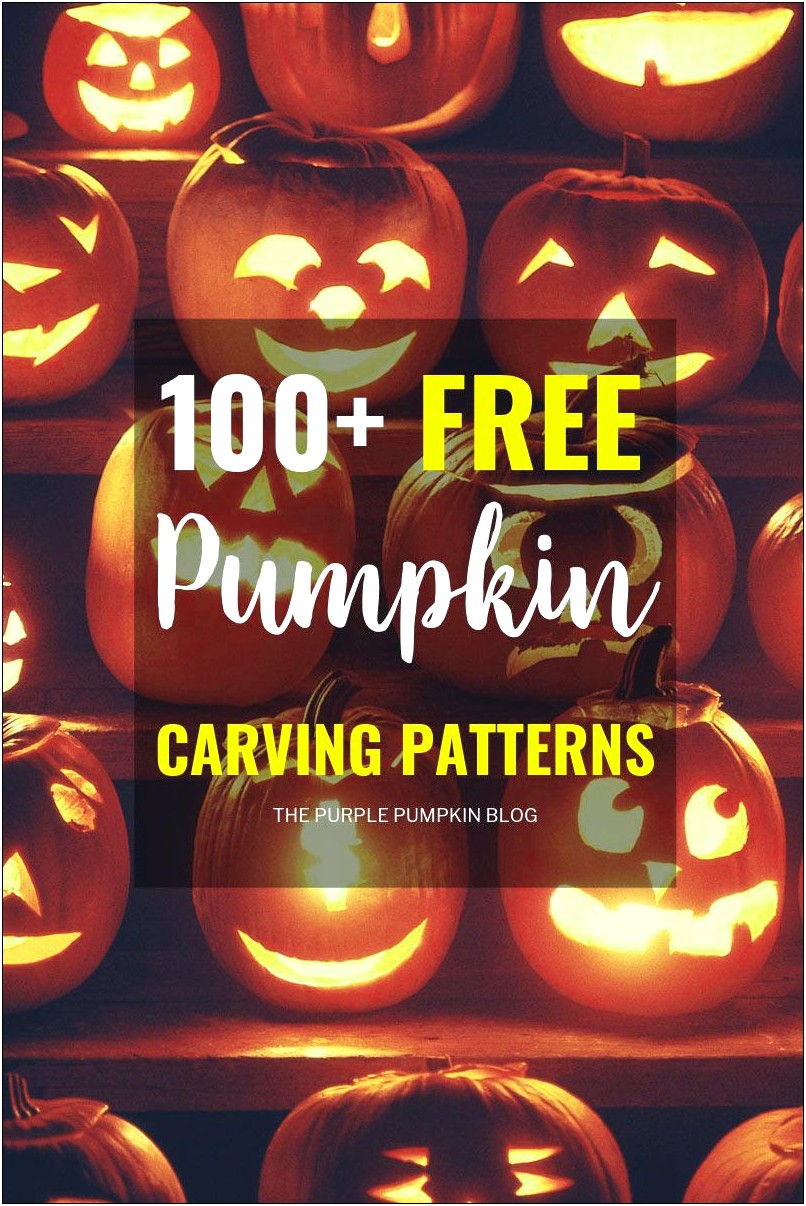 Free Easy Pumpkin Carving Patterns Templates