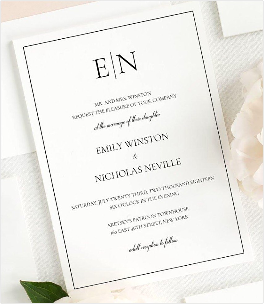 Free Elegant Wedding Program Template Microsoft Word