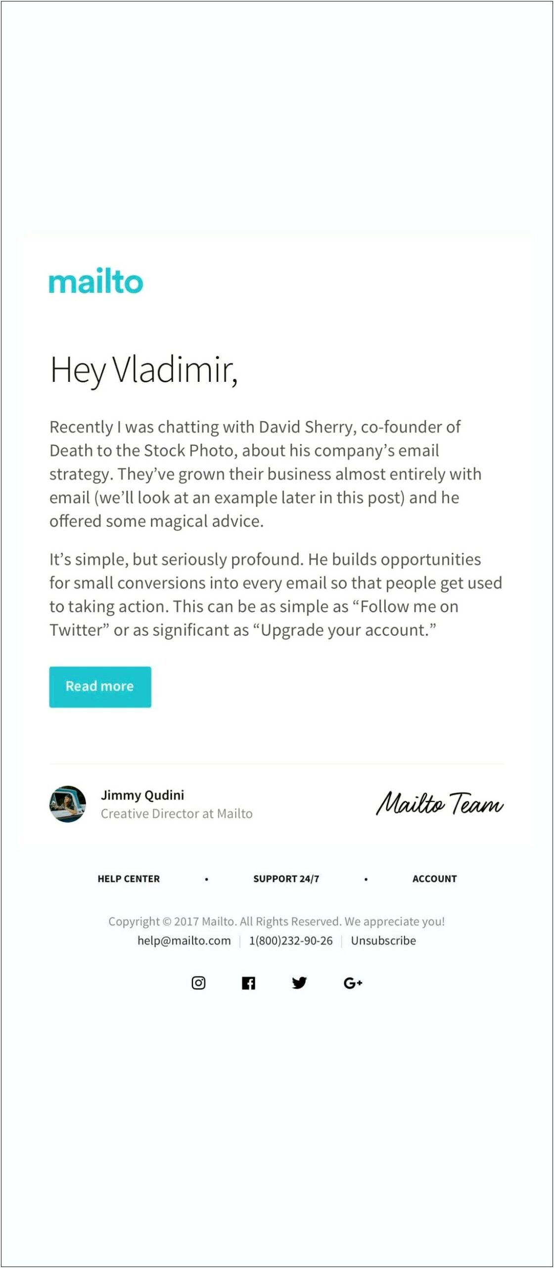 Free Email Opt In Template For Twitter