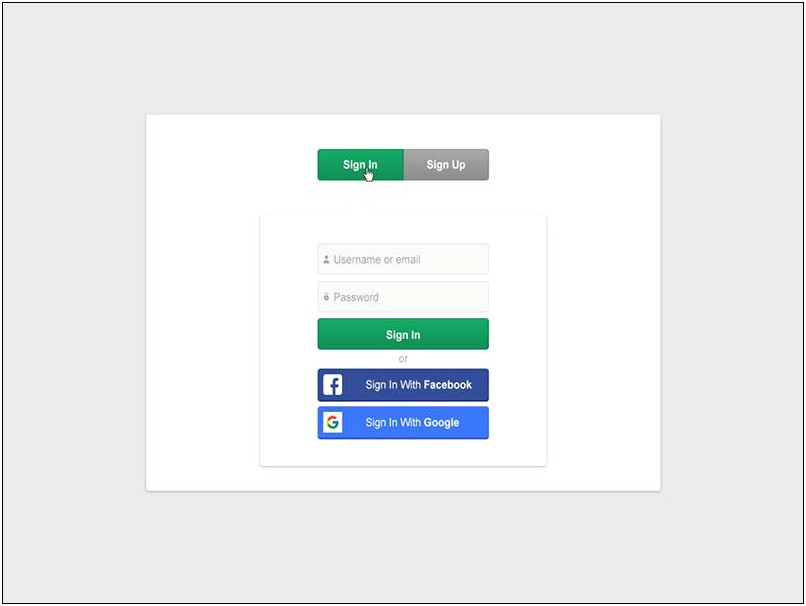 Free Email Sign Up Form Template