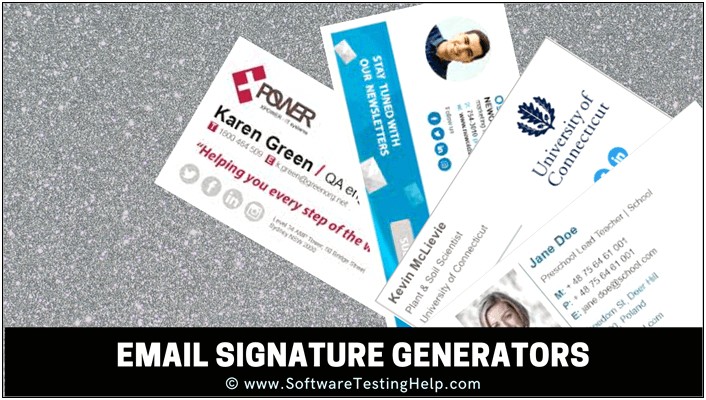 Free Email Signature Templates For Outlook 365