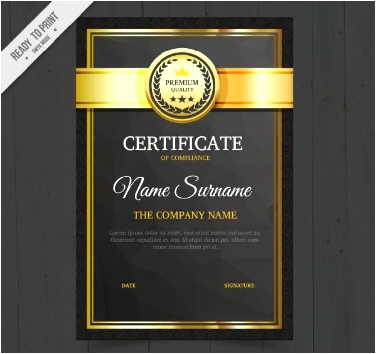 Free Employee Of The Year Award Template
