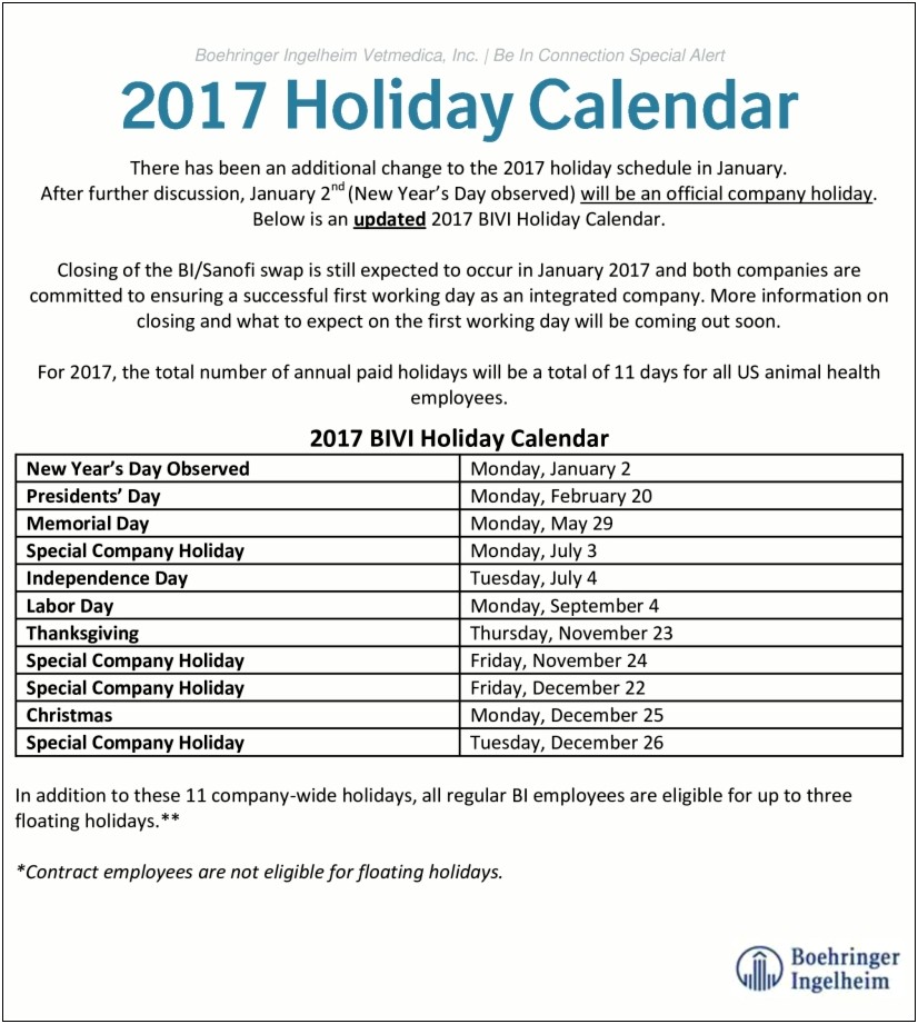 Free Employee Vacation Calendar Template 2012