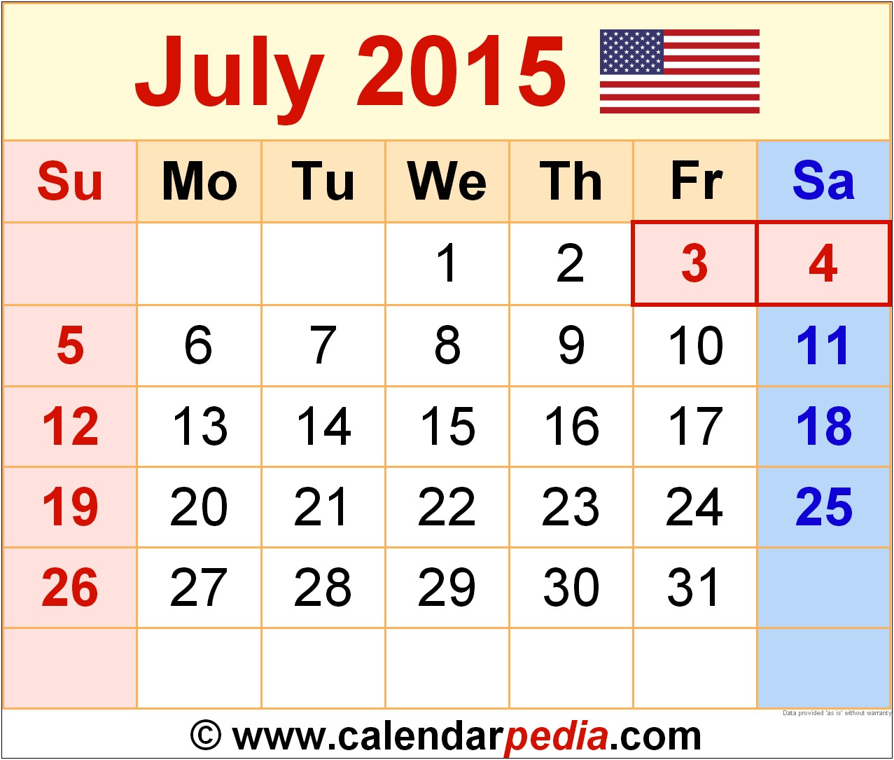 Free Employee Vacation Calendar Template 2015