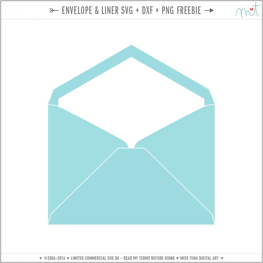 Free Envelope Template For 5x7 Card