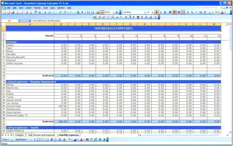 Free Excel Budget Templates For Mac